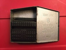 Vintage New York Twist Drill Index Corporation Caixa de Metal Apenas 1 a 60 (Sem Bocados) , usado comprar usado  Enviando para Brazil