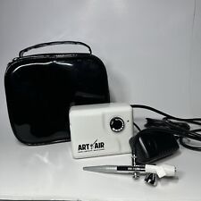 Arte de aerógrafo maquiagem e compressor aerógrafo profissional com bolsa preta comprar usado  Enviando para Brazil
