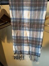 Checked cashmere scarf for sale  BLANDFORD FORUM