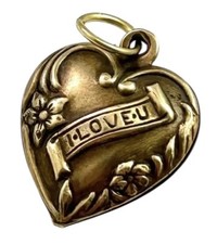 Heart charm necklace for sale  Cranford