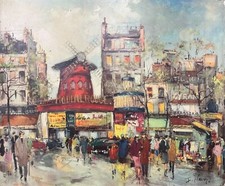 Tableau paris moulin d'occasion  Toulon-