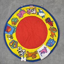 Antigo 1995 Little Tikes Baby Play Mat Cobertor de Atividade Colorido Redondo Acolchoado, usado comprar usado  Enviando para Brazil