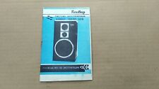 Schema vintage manuale usato  Spedire a Italy
