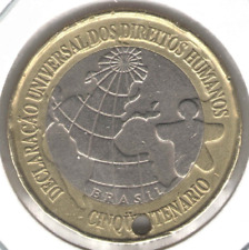 Usado, Moeda Brasil 1 Real 1998 DH (Direitos Humanos) - KM# 653 comprar usado  Brasil 