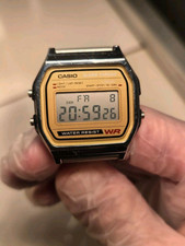 Relógio Casio de aço inoxidável pulseira ajustável unissex tamanho 34 mm de diâmetro. comprar usado  Enviando para Brazil