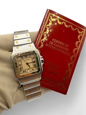Cartier santos galbeè usato  Catania