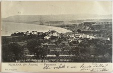 Numana panorama cartolina usato  Senigallia