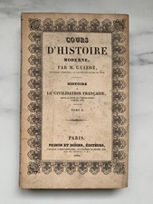 Livre 1829 guizot d'occasion  Aubagne