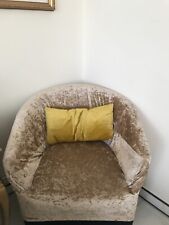 Tub chairs gold for sale Tub chairs gold for sale  LONDON