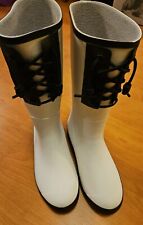 Usado, Botas de chuva Sperry Top Sider Walker spray branco/preto 9M 40  comprar usado  Enviando para Brazil