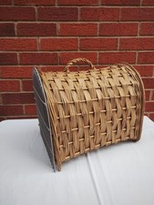 Vintage wicker cat for sale  CORBY