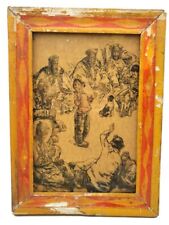 Vintage chinese painting d'occasion  Noisy-le-Roi