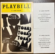 Playbill tommy st. for sale  New City