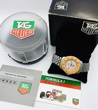 Tag Heuer 38 mm fórmula 1 relógio masculino raro original 373.513 com caixa de quartzo comprar usado  Enviando para Brazil