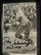 Ray nitschke autographed for sale  Mosinee