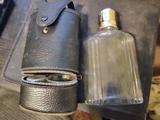 Vintage flask leather for sale  Lawrenceville