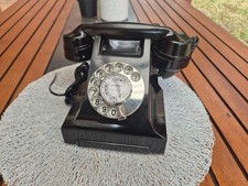 Telefone de mesa PMG Telecom preto baquelite 300 c1955 - Restaurado, testado e funcionando comprar usado  Enviando para Brazil
