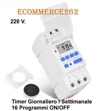 Timer temporizzatore programmi usato  Lendinara