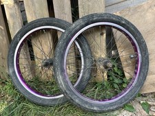 Pair purple bmx for sale  HAILSHAM