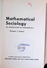 Mathematical sociology introdu gebraucht kaufen  Koblenz