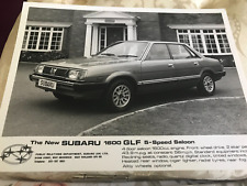 1980 subaru 1600 for sale  KETTERING