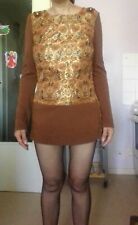 Pull robe marron d'occasion  Sauzet