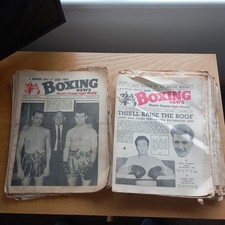 Boxing news newspapers for sale  UK