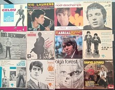 Lot disques vinyls d'occasion  Aurec-sur-Loire