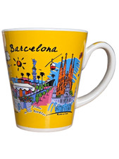 Barcelona kaffeetasse lovely gebraucht kaufen  Braunschweig