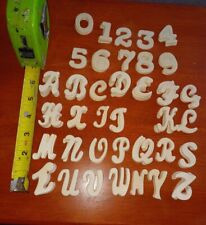 113 letras góticas corte a laser madeira alfabeto e números sinais artesanato comprar usado  Enviando para Brazil