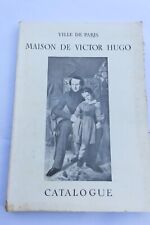 Hugo City Of Paris Maison Of Victor Hugo. Catálogo 1957, usado comprar usado  Enviando para Brazil