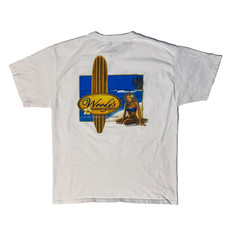 Camiseta Pinup Girl Vintage Anos 90 Woody's Classic Longboards Beach Hula - G, usado comprar usado  Enviando para Brazil