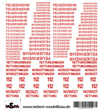 Decal roten feuerwehr gebraucht kaufen  Gifhorn