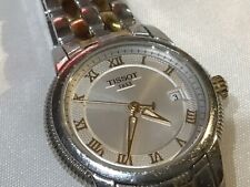 Usado, Vintage TISSOT 1853 Relógio de Pulso Feminino 2 Tons Relógio de Quartzo com Data e Pulseira OG comprar usado  Enviando para Brazil