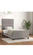 Lit velours 90x200 d'occasion  Digne-les-Bains