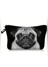 Pug pattern cosmetic for sale  Mission