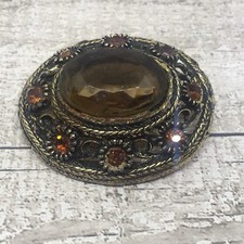 Large brown rhinestone for sale  WELLINGBOROUGH