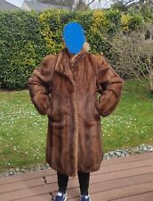 Manteau vison marron d'occasion  Longjumeau