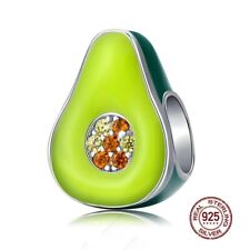Charms zielony awokado srebro 925 bransoletka dopasowanie na sprzedaż  PL
