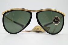 Óculos de sol vintage Ray Ban Olympian EUA B+L preto dourado oval, usado comprar usado Óculos de sol vintage Ray Ban Olympian EUA B+L preto dourado oval, usado comprar usado  Enviando para Brazil