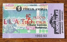 Biglietto stadio coppa usato  Cavaria con Premezzo