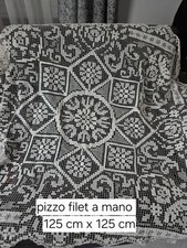 Antica tovaglia pizzo usato  Savona