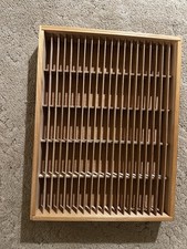 Usado, Suporte de parede vintage Napa Valley Box Company 100 fita cassete madeira rack comprar usado  Enviando para Brazil