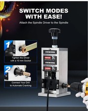 Máquina de decapagem de fio portátil CREWORKS manivela ou furadeira. comprar usado  Enviando para Brazil