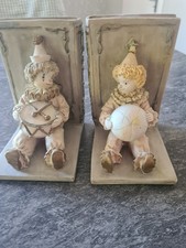 Bookends vintage clown for sale  GLOUCESTER