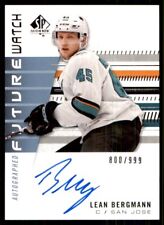 2019-20 SP Autêntico Future Watch Lean Bergmann Auto 800/999 San Jose Sharks comprar usado  Enviando para Brazil