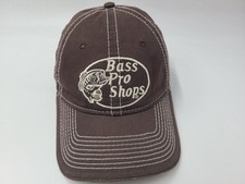Usado, Boné chapéu ajustável Bass Pro Shops algodão caça peixe casual pai homens mulheres marrom comprar usado  Enviando para Brazil