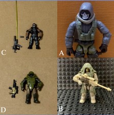 Mega Bloks Construx Call of Duty Ghost Golem D-Day Mini Blocks boneco brinquedo, usado comprar usado  Enviando para Brazil