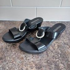Ladies black patent for sale  FARNHAM