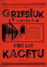Pięć Lat Kacetu Stanisław Grzesiuk Polish Book Piec Dachau Mauthausen Gusen, używany na sprzedaż  Wysyłka do Poland
